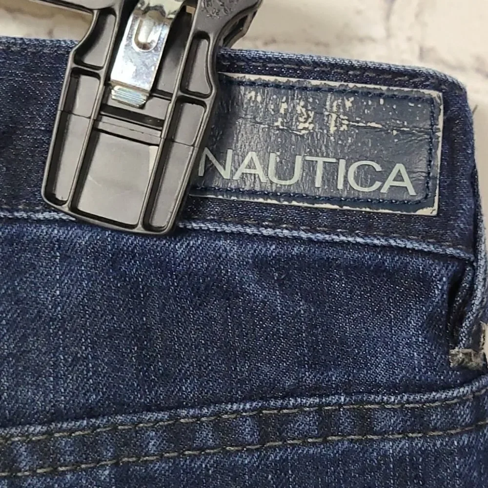 Nautica Boys Stanley Straight Leg Jeans – Dark Blue Denim | Youth 16 | 28x30